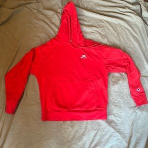 Red Champion Hoodie